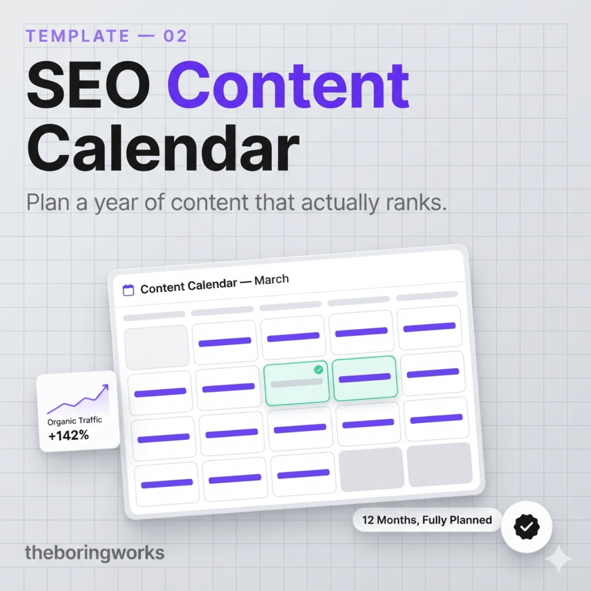 SEO Content Calendar